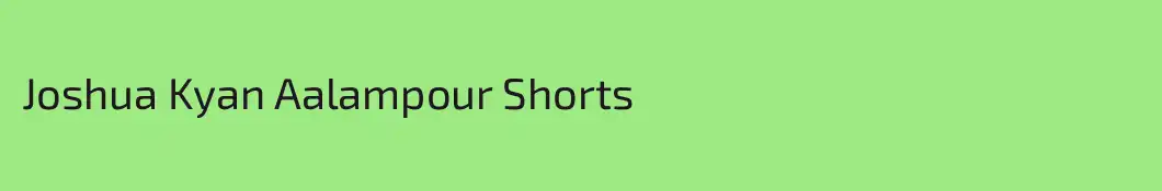 Joshua Kyan Aalampour Shorts